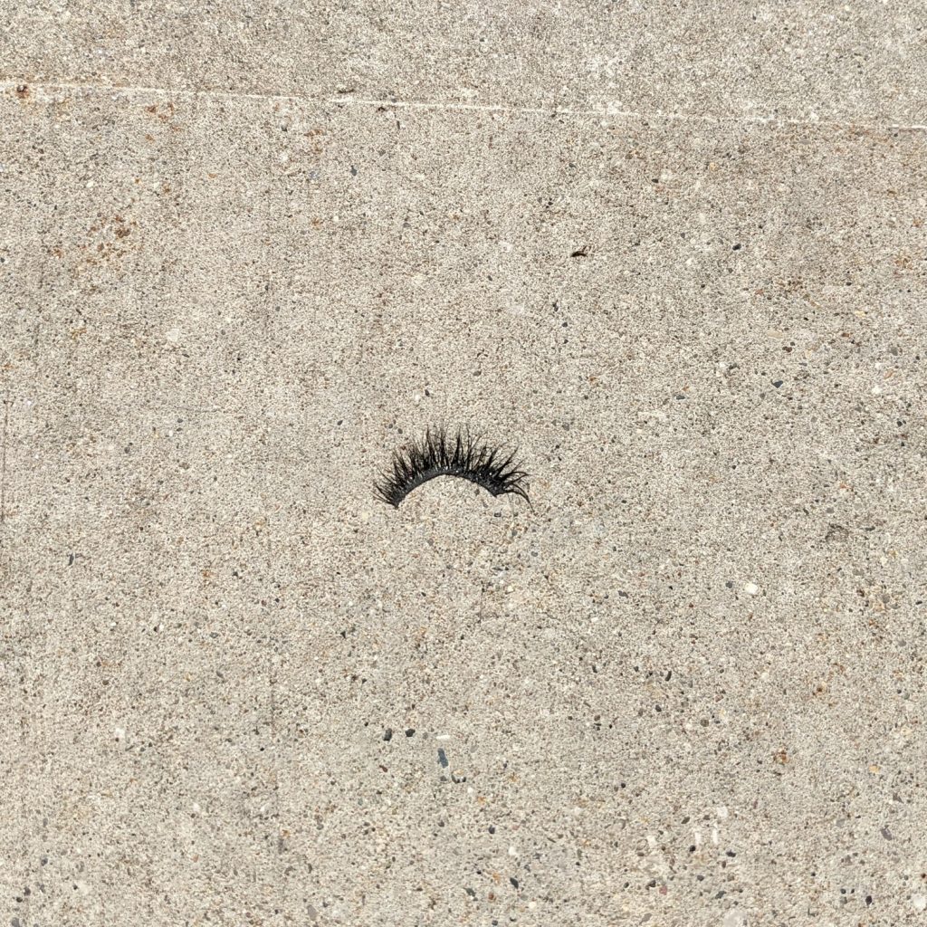 Fake Eyelash Abandoned on the Blue Bridge