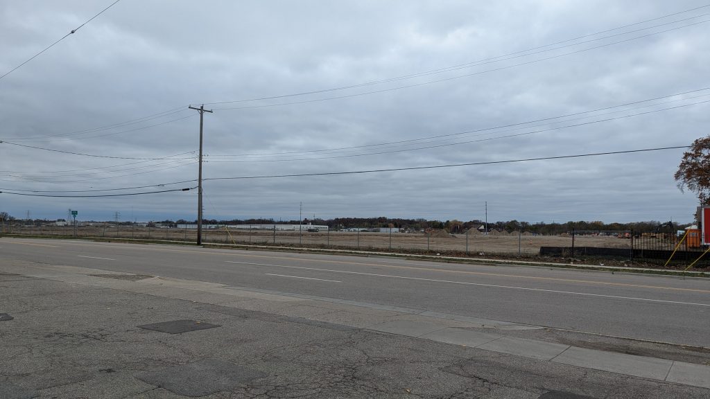 The vacant lot on the corner of 36th Street and Buchanan Avenue. 