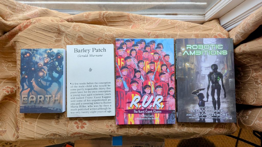 Books which arrived at my house in the month of April 2025.